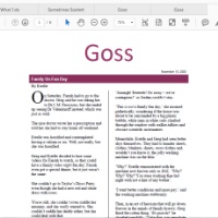 Goss Newsletter